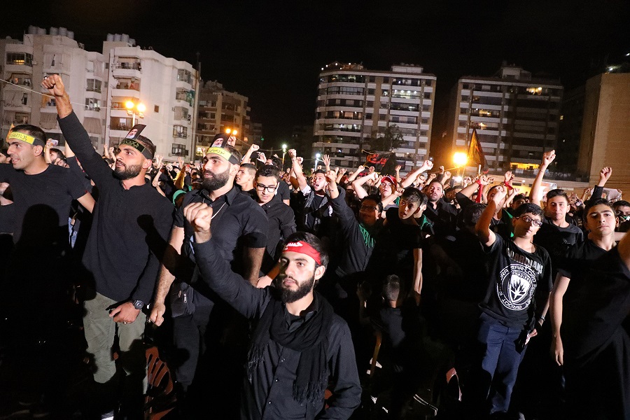 إحياء ليلة العاشر من محرم 1439هـ في الضاحية الجنوبية لبيروت - الجاموس 